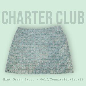 Super Cute Mint Green Skort - Size 14 - Look Great on and off the Court/Course